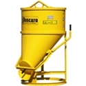 Concrete bucket with side unloading